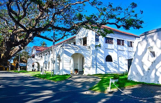 View inside the Galle fort