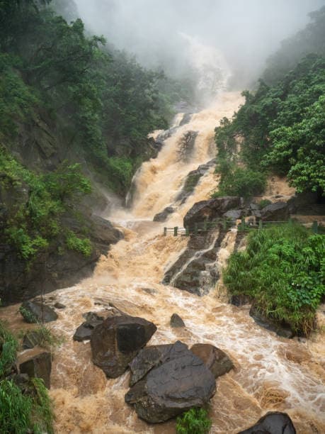 Waterfall close-up